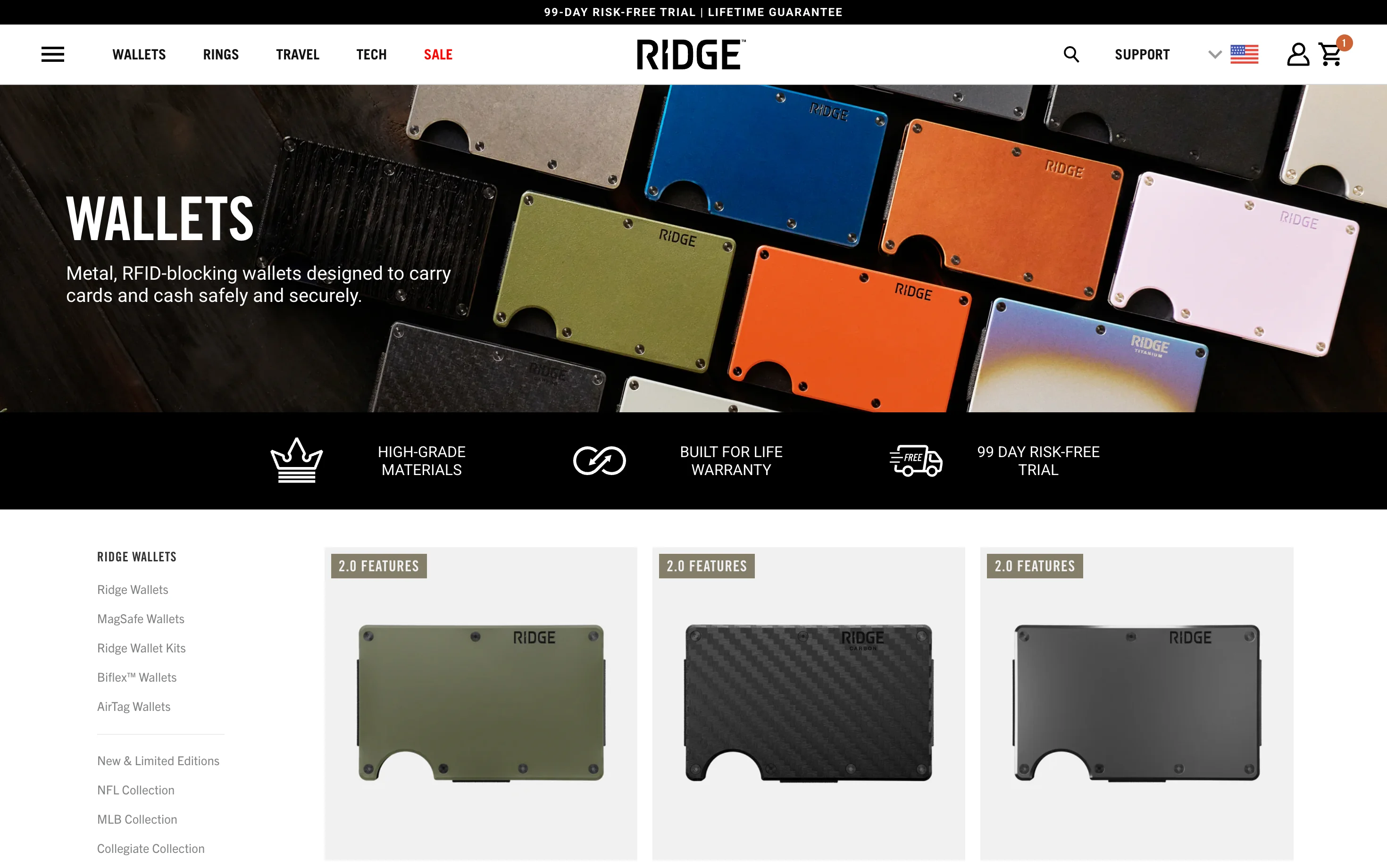 Ridge Wallet Marketing Strategy: 273 Meta Ads, 50 Instagram Posts and Website Scraped, Full Funnel Analyzed