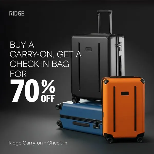 Discount-led travel ad